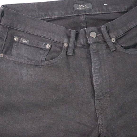 Polo Ralph Lauren Black Straight Leg Mens Jeans Size 32x32 - Picture 4 of 7